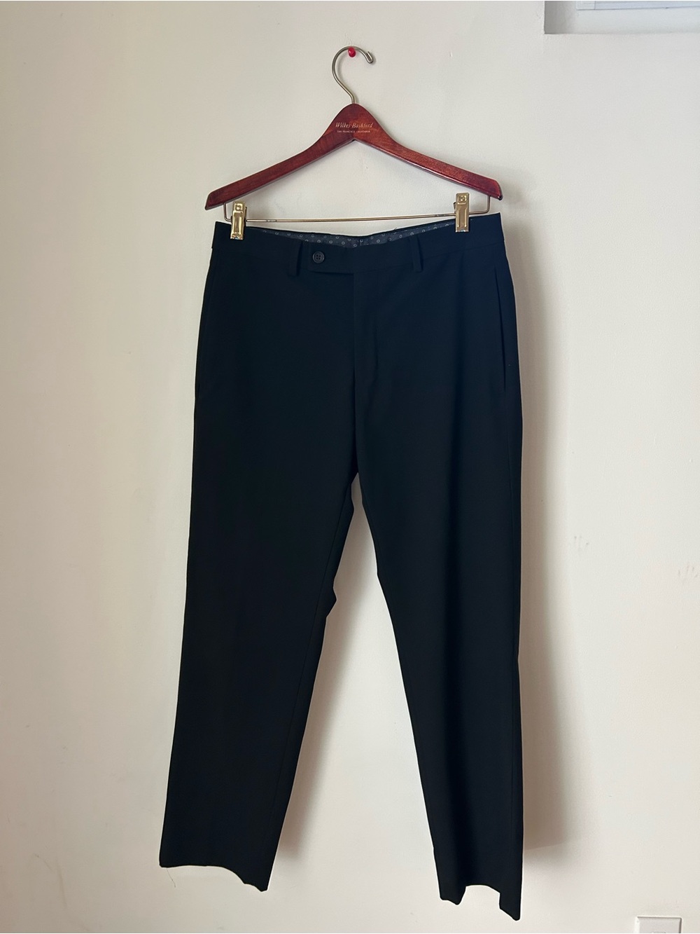 Lauren by Ralph Lauren Black Straight-Leg Trousers